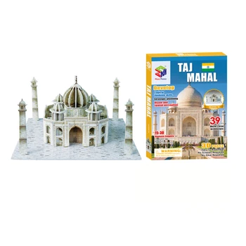 Naujas Atvykimo 3D Galvosūkiai Taj Mahal Builing Modelis Žaislai Švietimo Žaislas Vaikams 3D Matmenų Dėlionės, Žaislai, Kalėdų