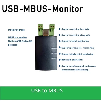 Pramonės USB MBUS autobusų kontroliuoja duomenų analizatorius M-AUTOBUSŲ Palaiko vienu metu stebėti master slave prietaiso komunikacijos