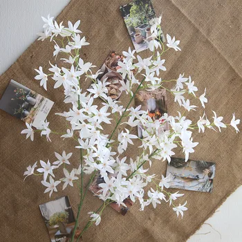 Dirbtinių Gėlių 6, Spalva Alyvinė Vestuvės Karšto Stiliaus Oncidium Specialių Dirbtinių Gėlių Kelių Dirbtinių Gėlių Dekoracija