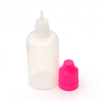 50pcs 30ml PE Tuščias Plastikinis Butelis Su Childproof Bžūp Ir Ilgai Patarimas Užkratas Buteliukas Skystojo Jar