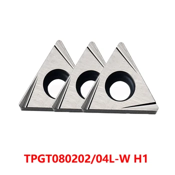 TPGT080202 TPGT080204 L-W H1 iš ketaus, Aliuminio, Vario TPGT 080202 080204 Staklės, Pjovimo Karbido Pjovimo Įdėklai 100% Originalus