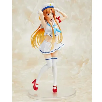 Anime Kardas Meno Internete Veiksmų Skaičiai Yuuki Asuna PVC Kostiumas Sailor Kolekcijos Papuošalai Modelis Žaislą Dovanų Žmonių