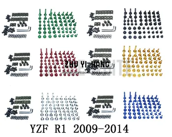 Motociklas Visiškai Lauktuvės Varžtai Rinkinys Kėbulo Varžtai Tinka YAMAHA YZF R1 2009-2014 m.
