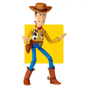 KAIYODO Toy Story Woody ALIEN Buzz Lightyear Tik Anime 15Cm SHF Veiksmų Skaičius, Dekoro LĖLĖS Rinkti Modelis KALĖDŲ Dovana KY-KD061