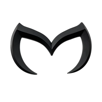 10X Black Blogio M Logotipas Logotipas Ženklelis Decal Mazda, Visų modelių Automobilių Kėbulo Galinės Liemens Lipdukas Lipdukas Lentele Dekoras