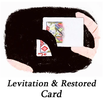 Levitation & Atkurta Kortelės Magija Gudrybės Arti Gatvės Etape Magija Rekvizitai Profesionalus Magas Iliuzijų Mentalism Komedija Gimmi