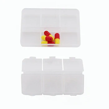 6 Tinklus Organizatorius Konteinerių Tablečių Kelionės Tabletes, Dėžutę Mažą Dėžutę Tablečių Plastiko Talpykla, Skirti Vaistų