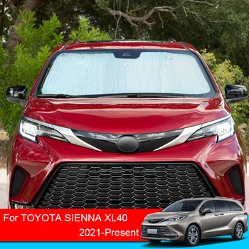 Toyota Sienna XL40 2021-2025Car Tentai nuo saulės UV Apsauga Apima Šoninio Lango Užuolaidėlė nuo Saulės Pavėsyje Skydelis prekinis, galinis Stiklo Kačių Reikmenys