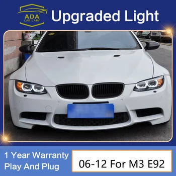 Automobilių Lempos BMW M3 E92 E93 328i coupe 330i 335i Žibintas Angel Eyes LED Dienos Žibintai DRL Angelas Automobilių Reikmenys