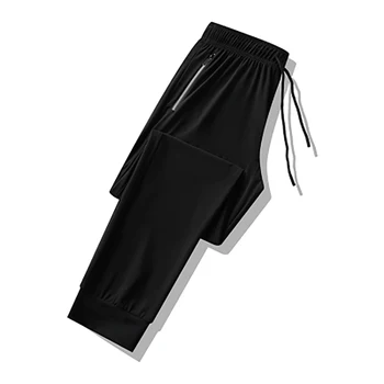 Vyrų Lengvas, Kvėpuojantis Kaklaraištis Kojų Elastingumą Kelnės Naujas Vasaros Vyrų Kelnės Poilsiu Sveikatingumo Atsitiktinis Quick Dry Sweatpants Kelnės