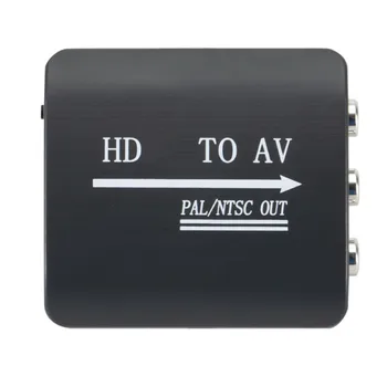 1080P Vaizdo Adapteris Nešiojamas HDMI Suderinamus garso ir vaizdo Keitiklis HDMI Suderinamus Su AV Video Audio Adapteris