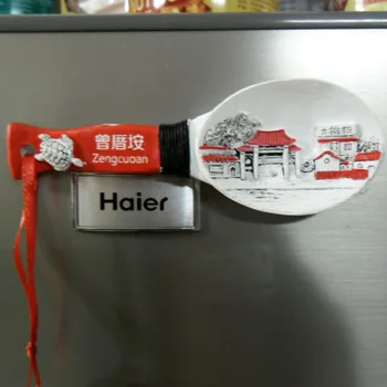 QIQIPP Xiamen turizmo atminimo šaldytuvas pasta kultūros namų puošybai Xiamen zengcuolong turizmo dovanų speciali kaina