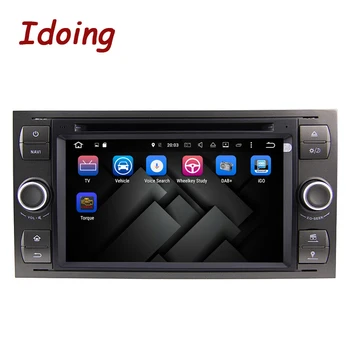 Idoing 2Din Android9.0 Ford Focus2 Mondeo MAX Vairas Automobilių DVD Multimedijos Vaizdo Grotuvas 4G+32G Multimedijos Fast Boot