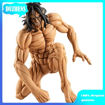 100% Originalas:Išpuolis Titan Eren Jaeger Milžinišką 15cm PVC Veiksmų Skaičius, Anime Paveikslas Modelis, Žaislai Pav Kolekcijos Lėlės Dovana