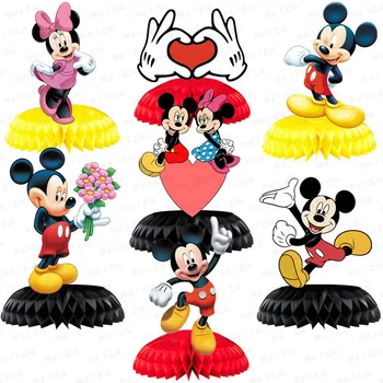 Disney Mickey Mouse Tematikos Korio Ornamentu Nustatyti Šalies Gimtadienio Dekoracijas Suaugusiųjų Vestuvių Mergaitės Berniukai Siurprizas Dovanos