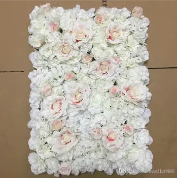 Creative vestuvių scenos rekvizitai Šilko rožių ornamentu sienos šifravimo gėlių fone, dirbtinės gėlės NEMOKAMAS PRISTATYMAS