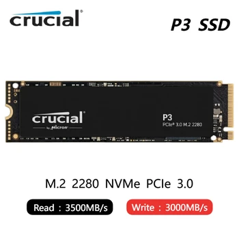 Svarbu P3 NVMe M. 2280 2 SSD PCIe 3.0 500GB 1 TB Vidaus Kietojo kūno Diskai m2 2TB 4TB Perskaityti, 3500mb/s ssd Standųjį Diską
