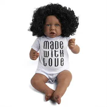 Mados 55cm Modeliavimas Kūdikių Lėlės Juodosios Lėlės Žaisti Namas Žaislai Saskia Atgimsta Lėlės Palaiko Pritaikymas savo reikmėms