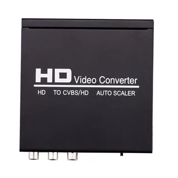 1080p HD Video Converter HDMI suderinamus SU CVBS AV Hdmi suderinamus AUTO SCALER už VHS VAIZDAJUOSČIŲ Kompiuterio DVD Nešiojamas KOMPIUTERIS Su TV Stebėti