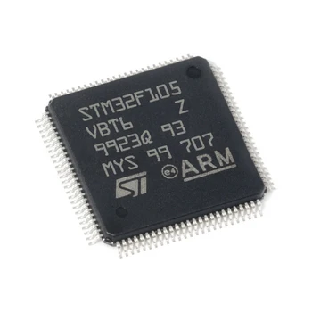 STM32F105VBT6 LQFP100 STM32F105 32-bitų Mikrovaldiklis MCU ARM Mikrovaldiklių Chip visiškai Naujas Originalus
