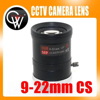 5vnt/daug MP HD 9-22mm MP Varifocal CCTV Lens CS Kalno Su Rankiniu iris F1.4 Stebėjimo VAIZDO pramonės CameraCamera