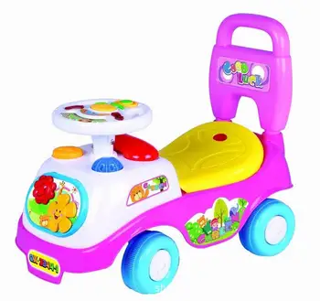 Vaikų Paspirtukas Gali būti Kūdikių Vaikštynė su Muzika 1-3 Metų amžiaus vaikų Žaislų Automobilio Keturių ratų Bamblys Twister