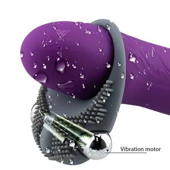 Vibruojantis Penio Žiedas Vyrams Cockring Klitorio Vibratorius Stimuliuoja Moterų Uždelsta Ejakuliacija, Varpos Žiedas Suaugusiųjų Sekso Žaislai