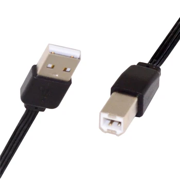 13cm USB 2.0 Type-A Male Tipo-B Male Male Duomenų Butas Slim FPC Kabelis Scanner & Disk & Spausdintuvą