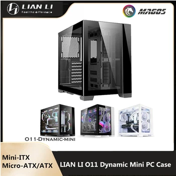LIAN LI O11 Dinamiškas Mini PC Atveju, jei Vandens Aušinimo Kompiuterio Atveju,Žaidimas Atveju ,Mini-ITX/Micro-ATX/ATX pagrindinė Plokštė