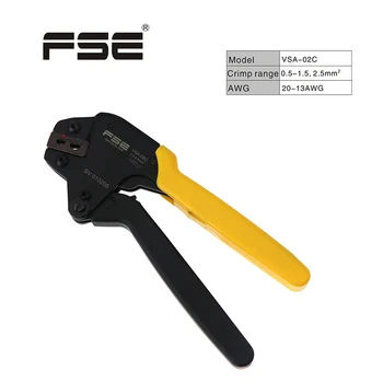 FSE Užspaudimo Rankinių Įrankių Replės Vielos Crimper Įrankiai VSA-02C Multifuncional 20-13AWG Electricista Fiksavimo Intervalas 0.5-2.5 mm