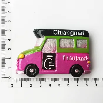 Tailandas Chiang Mai Net Raudona Dainų Automobilių Amatų Kelionių Suvenyrų Magnetinio Šaldytuvas Magnetas