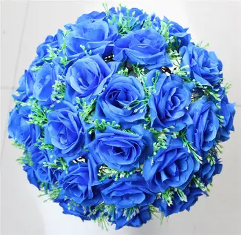 Nemokamas pristatymas Nuotaka valdos kamuolys-su žolės-15cm 10vnt/daug vestuvių bučiavosi gėlių kamuolys šalis decoraion Viešbutis Arcade papuošalai