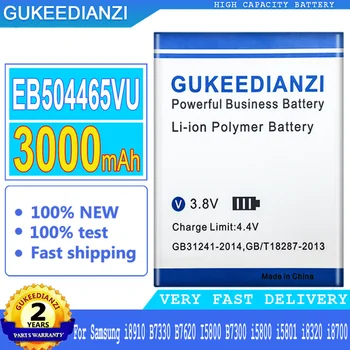 GUKEEDIANZI EB504465VU Baterija 3000mAh Už SCH-W799 W609 I8910 / U I6410 I5700 I5800 I5801 I8320 I8700 GT-S8500 S8530 B6520
