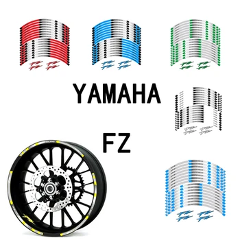 Už Yamaha FAZER FZ Motociklų Lipdukas, Priekiniai Galiniai Ratai Lipdukai Atspindintis Ratlankio Juostos
