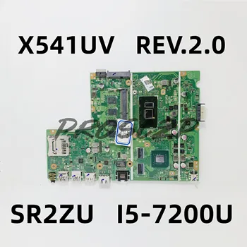 X541UV APS.2.0 Aukštos Kokybės Mainboard ASUS X541UV Nešiojamojo kompiuterio pagrindinę Plokštę Su SR2ZU I5-7200U CPU N16V-GMR1-S-A2 100% Visiškai Išbandytas