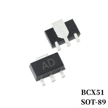20/50Pcs SMD Tranzistorius BCX51 BCX53 BCX55 BCX56 BC868 BC869 SOT-89 NPN/PNP Bipoliniu Stiprintuvo Tranzistorius