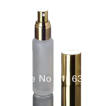 50ML matinio stiklo butelis su aukso nosimis losjonas butelį kosmetikos pakuotės