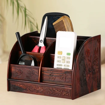Raudonmedžio nuotolinio saugojimo dėžutė raudonmedžio amatų (medžio drožybos apdailos medienos kokybės office 