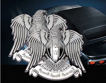 3D Sidabro Auto Lipdukai Metalo Erelis Ženklelis Emblema Lipdukai Motociklų Modifikuotų Automobilių Reikmenys