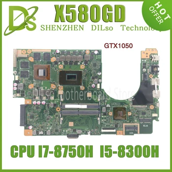 X580GD Mainboard ASUS Zenbook pro 15 X580 X580G X580GD N580G N580G N580GD Nešiojamas Plokštė I5-8300H I7-8750H GTX1050-2G/4G