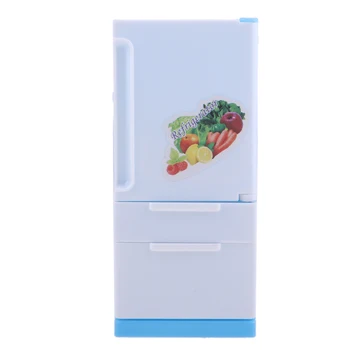 Modernus Dizainas, Plastikinės Mini Šaldytuvas, Šaldytuvo Modelis Lėlės Aksesuaras Vaikai