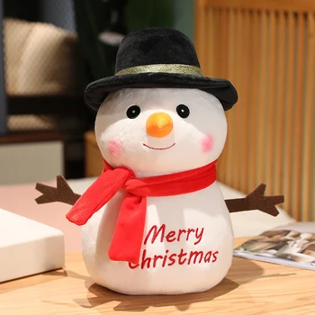 Kalėdų Senį Žaislų, Animacinių Filmų Pliušinis Žaislas, Minkšti Sniego Gyvūnų Pagalvę Lėlės Kalėdų Dovanas Vaikams Kalėdų Dekoro
