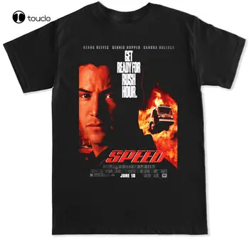 Greitis Keanu Veiksmo Filmas Tv Šou Kino Klasika Van Damme 1990 Retro T Shirt Mens