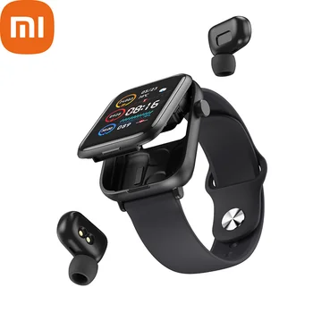 Mijia Youpin Smart Watch 2 in 1 Ausinių IP67 atsparus Vandeniui Bluetooth 5.0 Verslo, Sporto Vyrų SmartWatch 