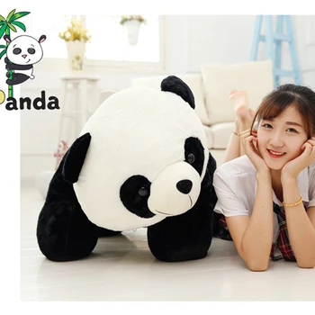 90cm Mielas iškamša Didelis Bambuko Panda Pliušinis žaislas Vaikams, Lėlės Minkšta Pagalvėlė Kawaii Kūdikių Kinijos Dovanos Vaikams Dropshipping