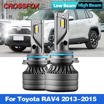 LED Automobilio Žibintų Lemputės 30000LM SPT 3570 9005 HB3 9006 HB4 Automatinis Šviesos Žibintai Canbus Automobilių Šviesos Toyota RAV4 2013-2015 m.