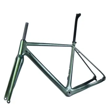 Chameleon1006 Dažų žvyro dviratį rėmelių anglies disko cyclocross dviratis rėmas su nuo balnelio iškyšos dydis 27.2 mm