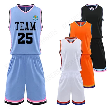 Krepšinio Vyrų Sportas Krepšinio šortai fotografavimo berankoviai marškinėliai Jersey Rinkiniai Uniformų komplektai, Sporto drabužiai, Kvėpuojantis Jaunimo