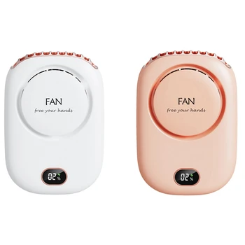 2Set Ventiliatorius, Mini USB Aušintuvas Įkrovimo Ventilador Kelionių Rankinės Tylus, Mažas Elektros Aušinimo Ventiliatoriai, Rožinis ir Baltas