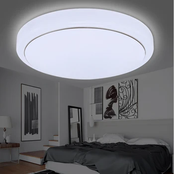 LED Lubų Šviesos 21/27cm Lubų Lempa nereikia Vairuotojo 5W 12W 24W Aliuminio+Akrilo Patalpų Apšvietimas Miegamajame Gyvenimo Virtuvėje Šviesos